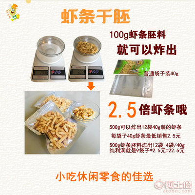 夏波蒂加工厂 膨化零食半成品的生意新选